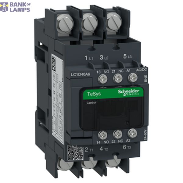 TeSys CTR 3P40A AC3NO+NC24-60V ACDC LUGS image 2