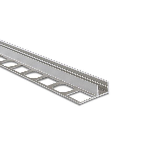 Aluminum profile for tiling and paving DP, 33x11mm, without diffuser, 2m image 1