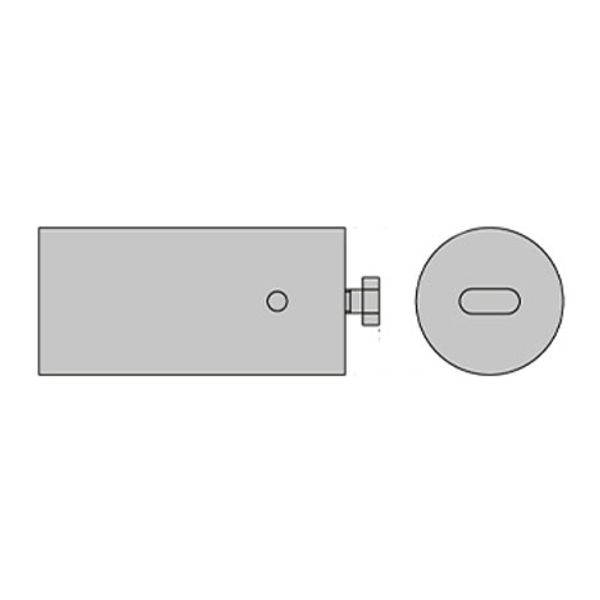SET OF ROUND WALL BRACKETS FOR OMBRA/NOTTURNO image 1