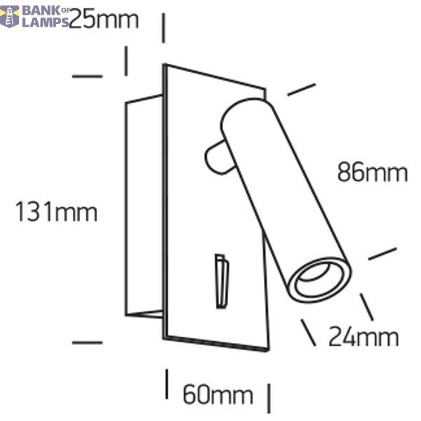 WHITE RECESSED SPOT 3W WW IP20 230V image 2