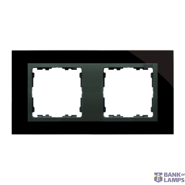 Double frame, glass, Black / Graphite image 1