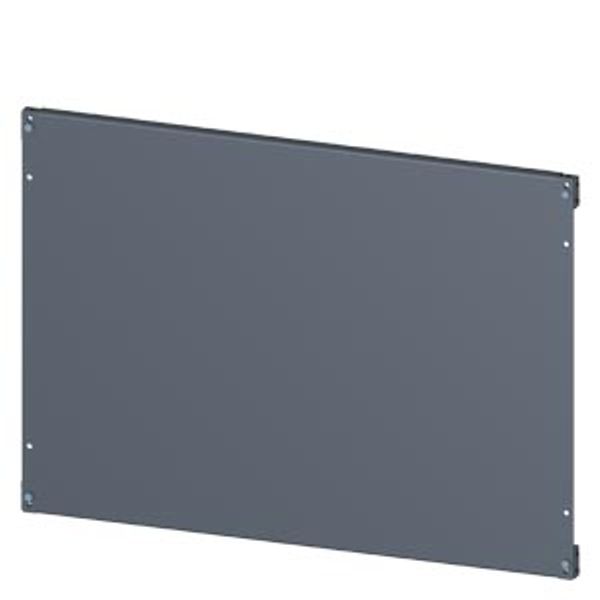 SIVACON, mounting plate, mounting with bracket, H: 600 mm, W: 900 mm, zinc-plated The SIVACON image 1