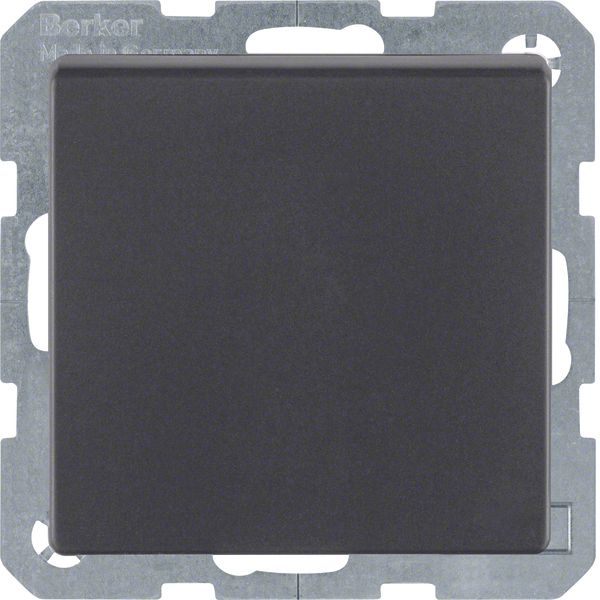 SCHUKO soc. out. hinged cover, Q.1/Q.3, ant. velvety, lacq. image 1