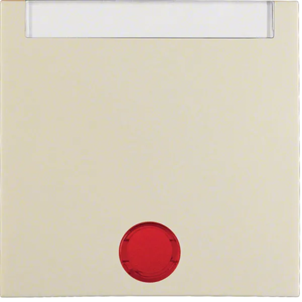 Cradle with 5 interchangeable lenses and label field, Berker S.1/B.x, cream, gloss image 1
