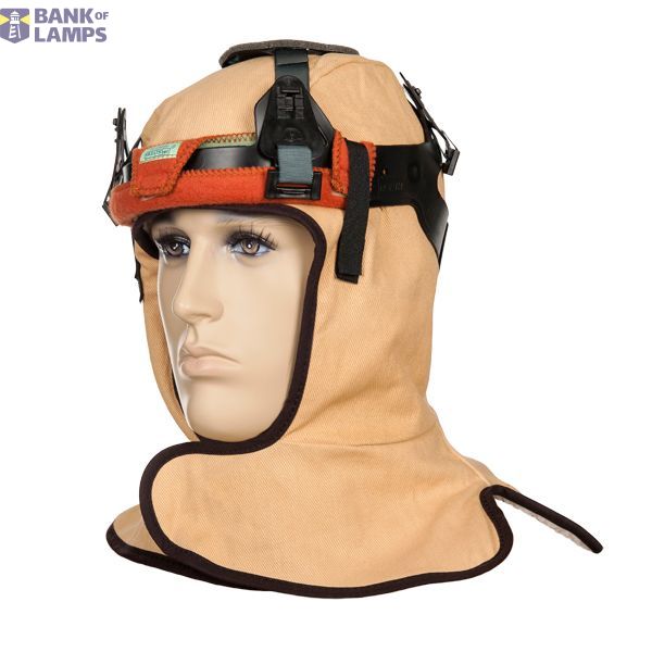 Welding fabric hood Black FR image 2