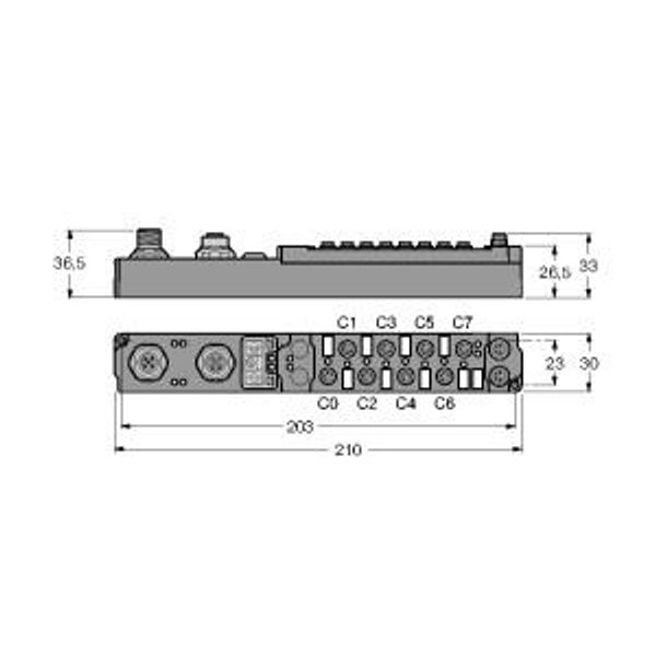 piconet stand-alone module for PROFIBUS-DP 8 Digital PNP Inputs Filter 3 ms   SDPB-0808D-1001 image 1