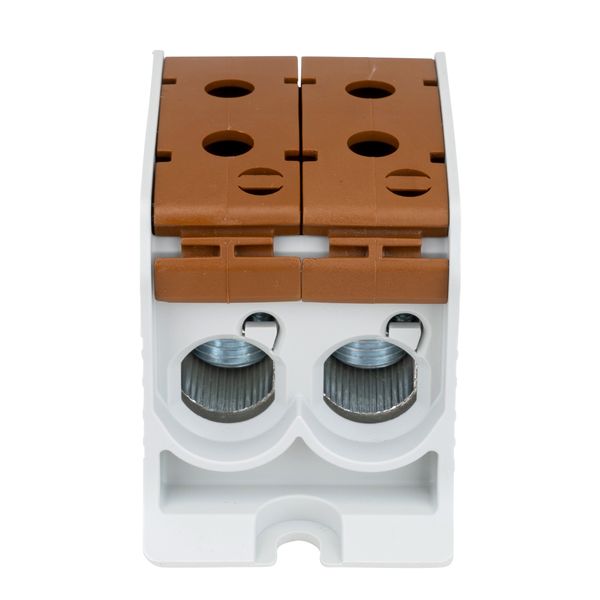 Aluminium /Copper terminal, 1-pole Double brown, 95mmý image 1
