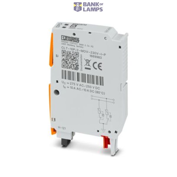 CLT-10P/2-MOV-230V-I-P - Surge protection plug image 1