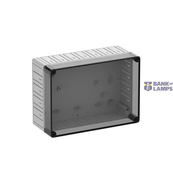 Empty enclosure, transparent, Type of protection IP30, Impact strength IK07, Protection class II, Rated voltage 690V AC, Halogen free image 1