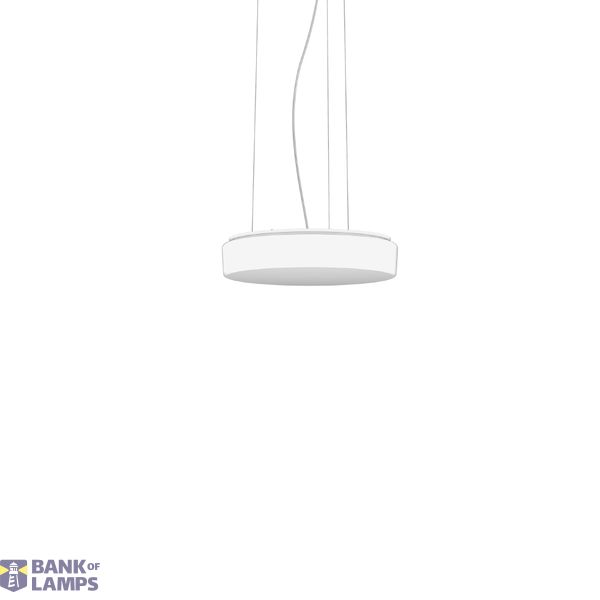 Flat Polymero Kreis, 19 W, 2000 lm, 830, white, Phase-cut Pendant lumi image 2