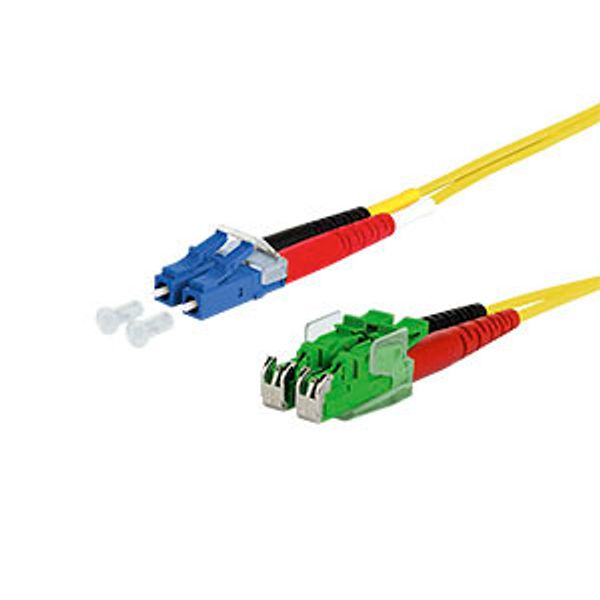 OpDAT patch cord LC-D/E2000-D APC OS2, 10.0 m image 3