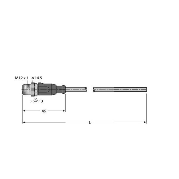 Industrial Ethernet/PROFINET Cable Connection Cable   RSSD-4416-15M image 1