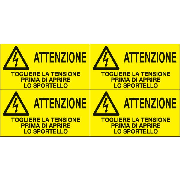 Adhesive label - Dimensions: 330 x 170 mm image 1