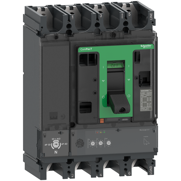NSX400H 70kA AC 4P4D 250A 2.3 image 3