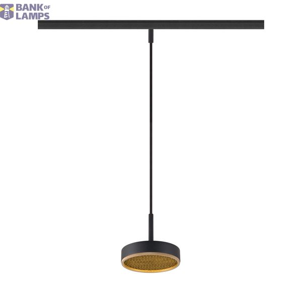 GRIP! FLAT 48V PD, DALI pend length 200cm 2700/3000K bl/gold image 1