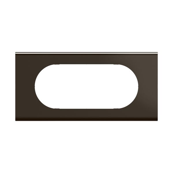 PLATE 2G LARGE SATIN DARK NICKEL image 4