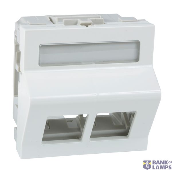 MONTAGEFRAME 2XLEXCOM/BLUEL GEHOEKT WIT image 1