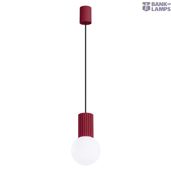 Pendant lamp HALO 1 burgundy image 8