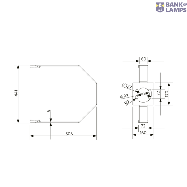 LEDFloodHO-P-MountingKit-4Mod image 3
