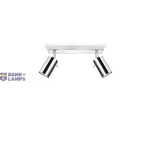 CEILING LAMP RING 2 CHROME GU10 2X40W IP20 image 8