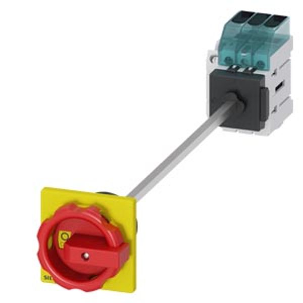 Switch disconnector 3LD3, Iu 16 A main control switch 3-pole + N image 1