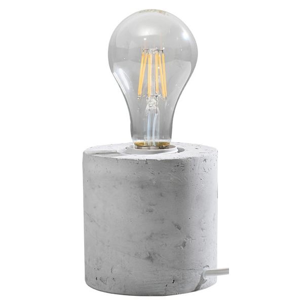 DESK LAMP SALGADO CONCRETE E27 1X60W IP20 image 1
