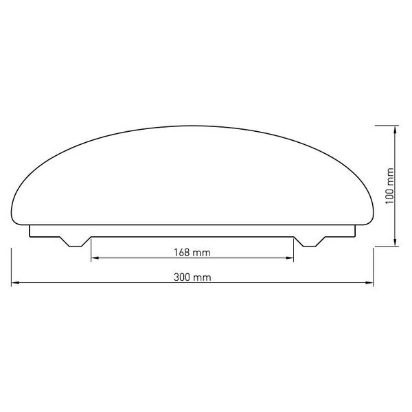 Venus 300 LED Wall- & ceiling lumin, 17W, 3000K, IP44 RA 80+ image 5
