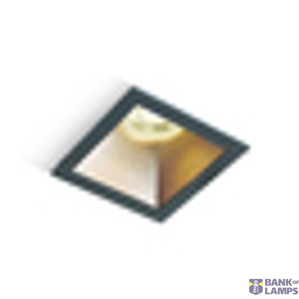 BLACK GU10 10W BRASS REFLECTOR DARK LIGHT image 2
