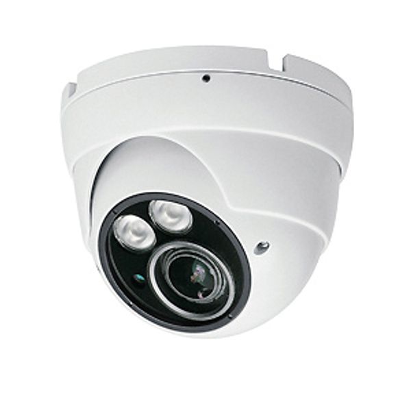 Night & Day Bullet Camera IP66 with 2.8 – 12 mm Varifocal Lens, Colour: White image 1