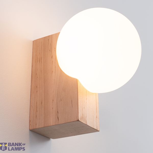 Wall lamp BULBO natural wood image 5