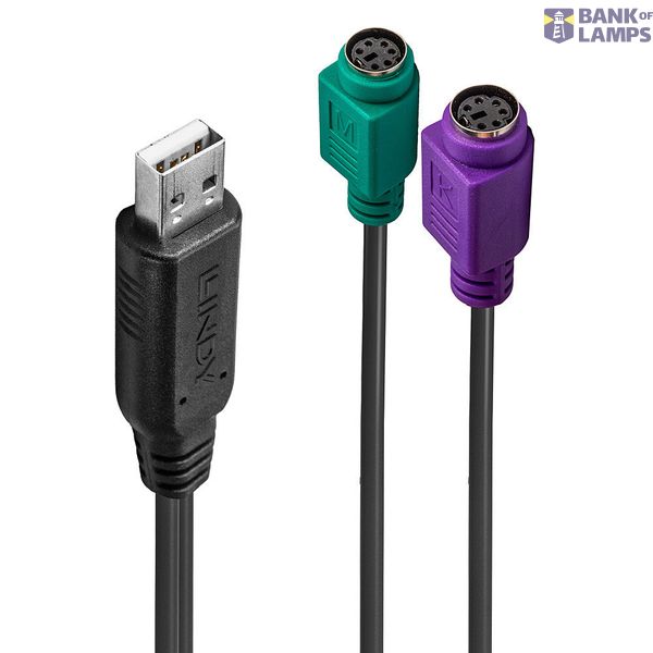 USB to PS/2 Converter Converts a USB port into two PS/2 ports image 1