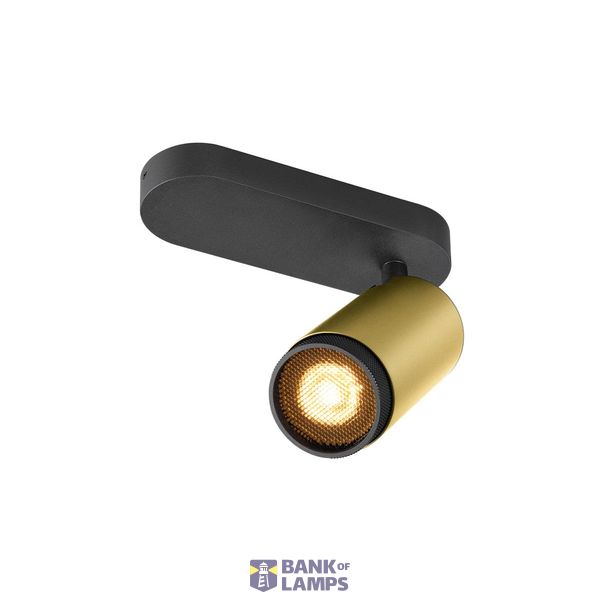 GRIP! L, SPOT CL, single QPAR51 Ceiling Luminaire, cyl, 6W image 1