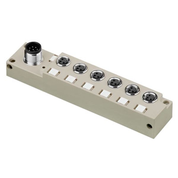 with M12 outlet, 8-pole, A-coded, M8, 30 V, , LED: No, LED initiator: Yes, Wiring type: Custom image 3