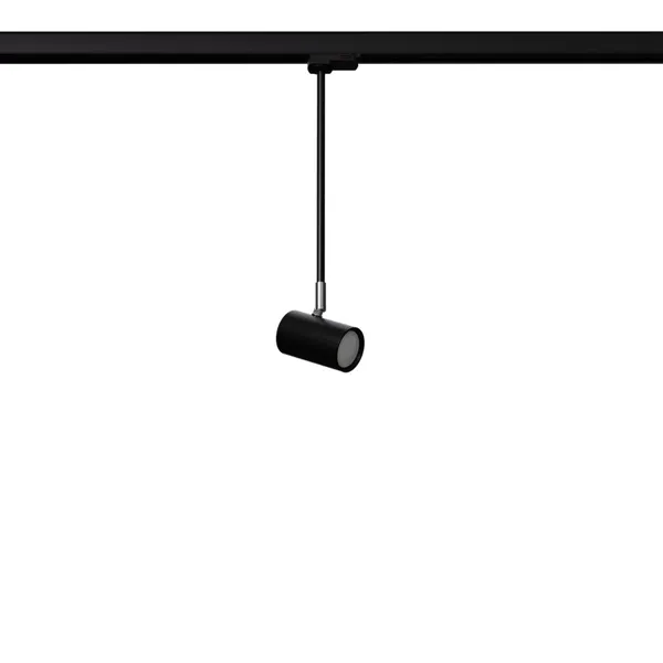 3-PHASE TRACK CEILING LAMP NORANO BLACK GU10 4000K 7W 530LM image 1