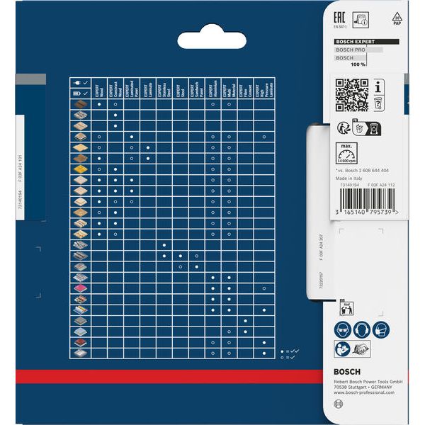 Circular saw blade Expert for Wood 130 x 20 x 2,4 mm, 36 image 1