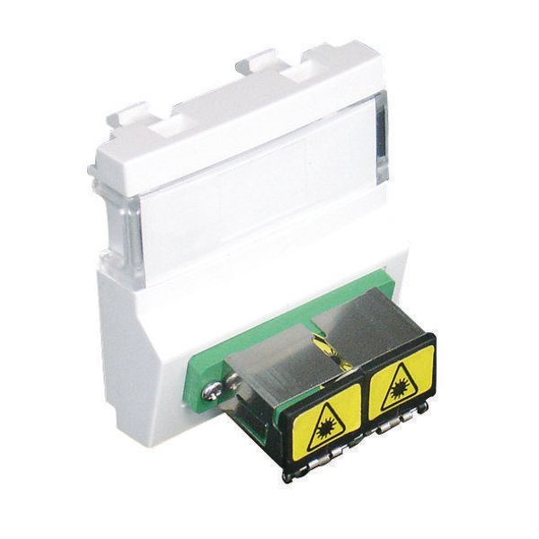 MOD W/COUPLER F/SC APC DUPLEX FO CONNEC-2 MOD image 1