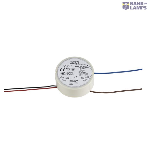 LED power supply, 12W, 24V, for installation boxes image 1