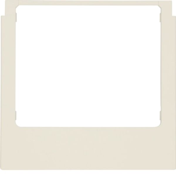 Design frame for KNX Touch Control 3.5", sharp edges, cream, matt image 1
