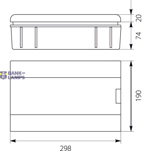 SRp-12 flush-mounted switchgear (N+PE) image 2