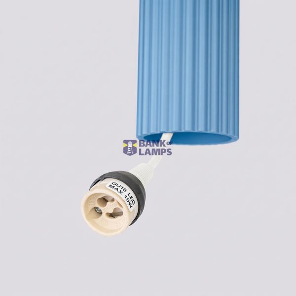 Pendant lamp KARBON 1 azure image 3