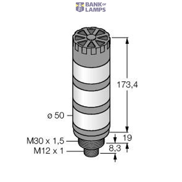LED Signal Light Tower Light   TL50RGRAQ image 1