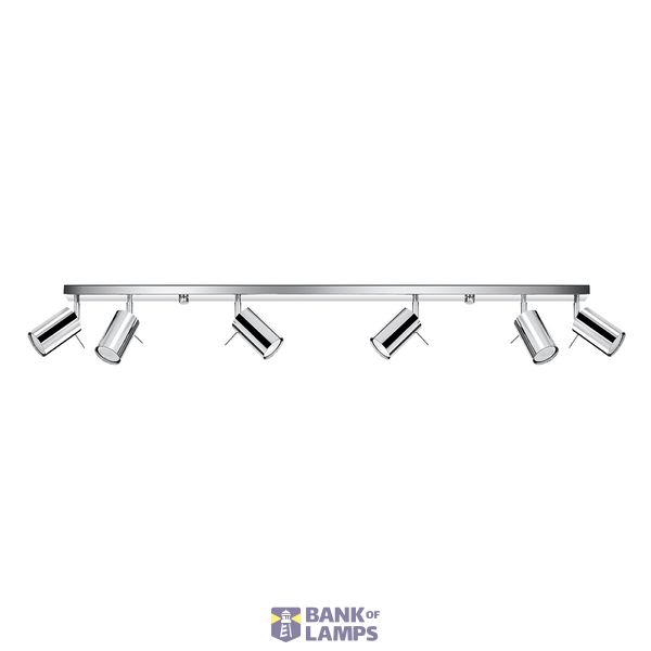 RING CEILING LAMP 6L CHROME GU10 6X40W IP20 image 3