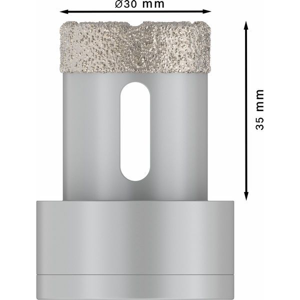 X-LOCK Diamond Cutter Best for Ceramic Dry Speed 30x35 image 2