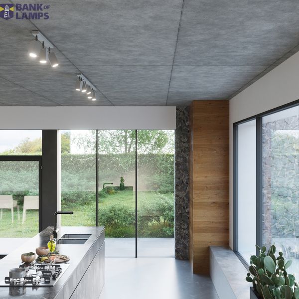 WALL LAMP MERIDA 1 GREY GU10 1X40W IP20 image 5