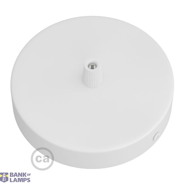 Cylindrical metal ceiling rose kit image 2