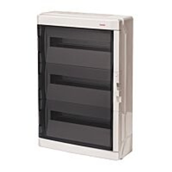 Cabinet ACQUA PLUS 39054, 54TE, 639x432x160mm, transparent door, IP65 image 1