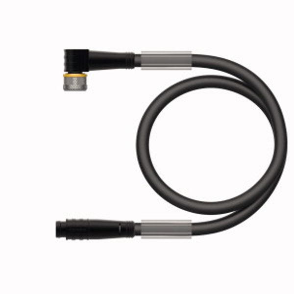 Actuator and Sensor Cable, PUR Extension Cable   PKW4M-0.2-PSG3S/TXL image 1