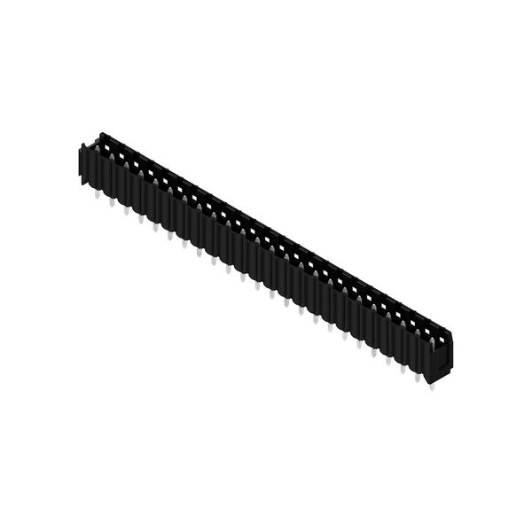 PCB plug-in connector, male header, Dovetails for fixing blocks, THT solder connection, 5.00 mm, Number of poles: 24, 180°, Solder pin length (l): 4.5 mm, tinned, black, Box image 7