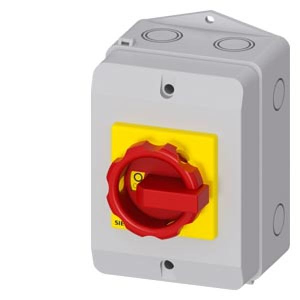 SENTRON, Switch disconnector 3LD, emergency switching-off switch, 3- pole, Iu: 32 A image 1