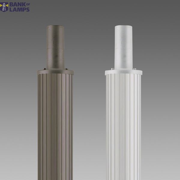 FLUTED POLE 1509 H=3600 OXIDIZED image 1
